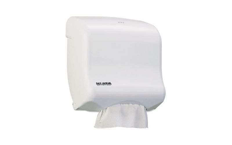 San Jamar Ultrafold Towel Dispenser for C-Fold/Multifold Towels 11.5 x 6x 11.5 White T1750WH