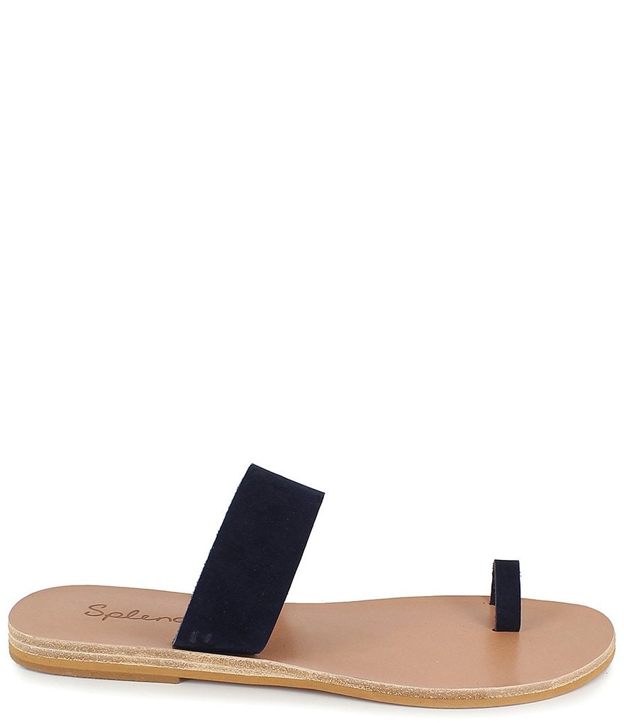 Splendid Serenity Leather Toe Ring Thong Sandals
