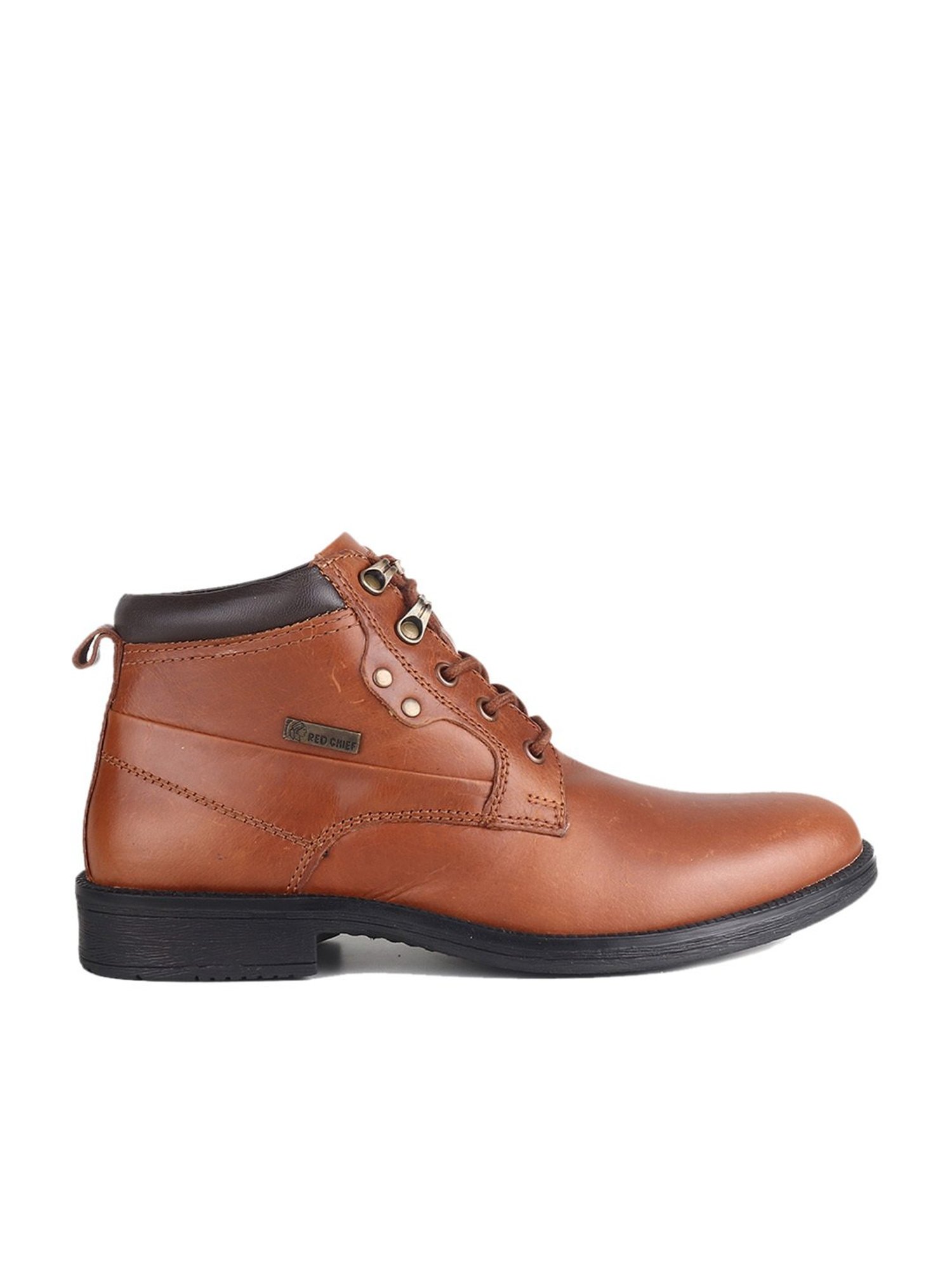 Red Chief Men's Tan Derby Boots
