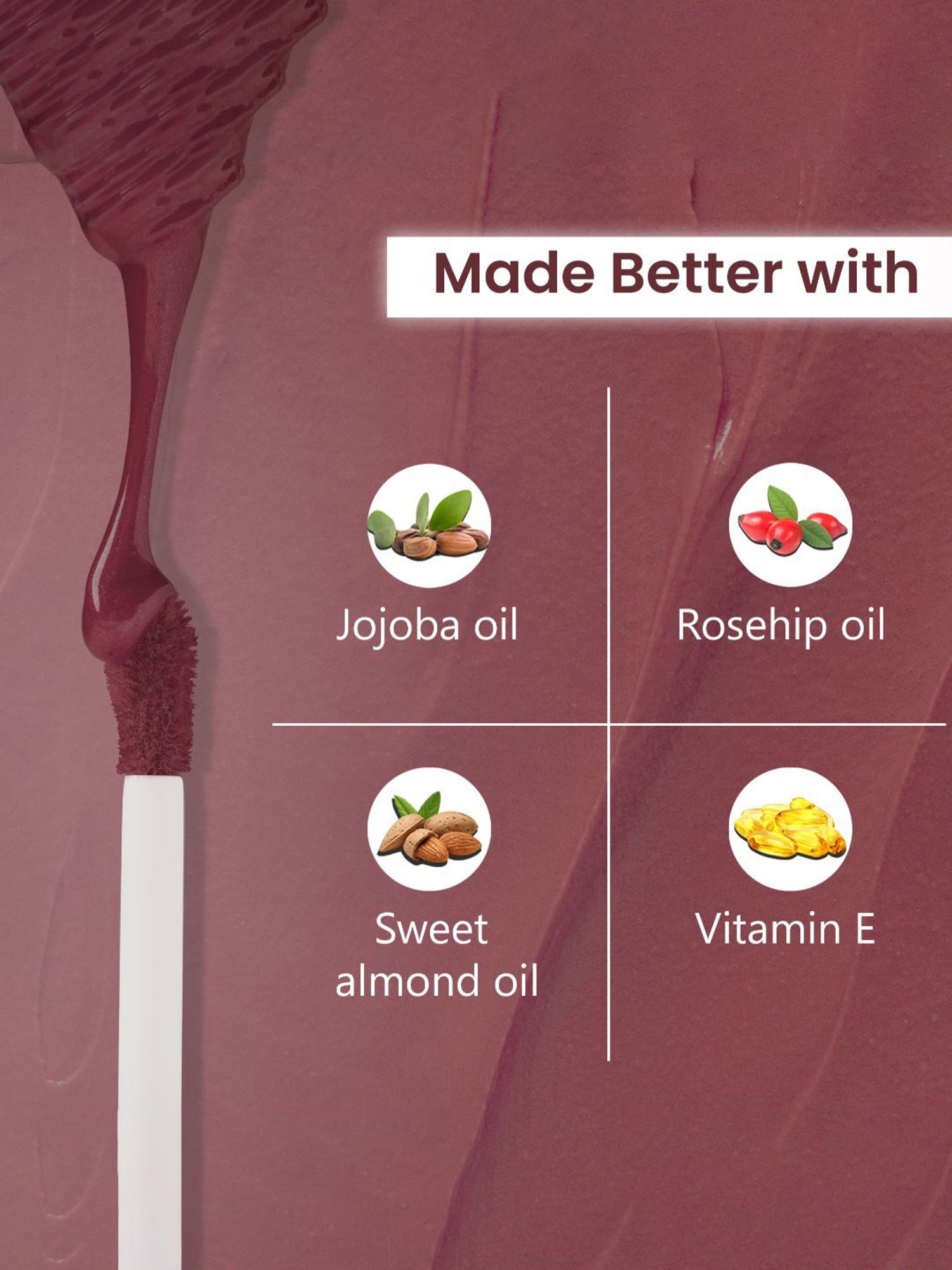 Glamveda Always On Matte Liquid Lipstick Mini Boss Up-020 - 1.2 ml