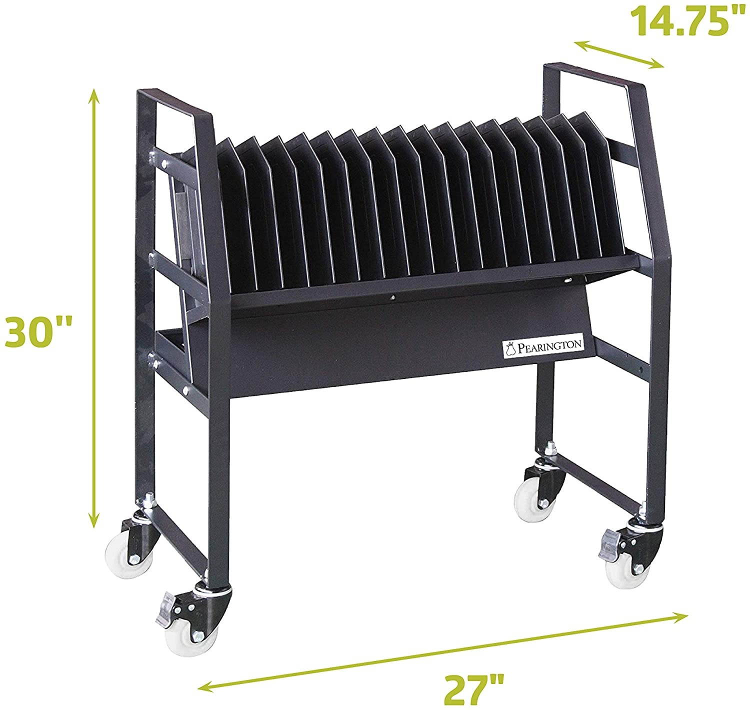 Kensington Universal Tablet and Laptop AC Charge Station (K62878NA) & Pearington 16 Device Mobile Open Charging Cart for iPads, Chromebooks and Laptop Computers, Compatible with Any Screen Size