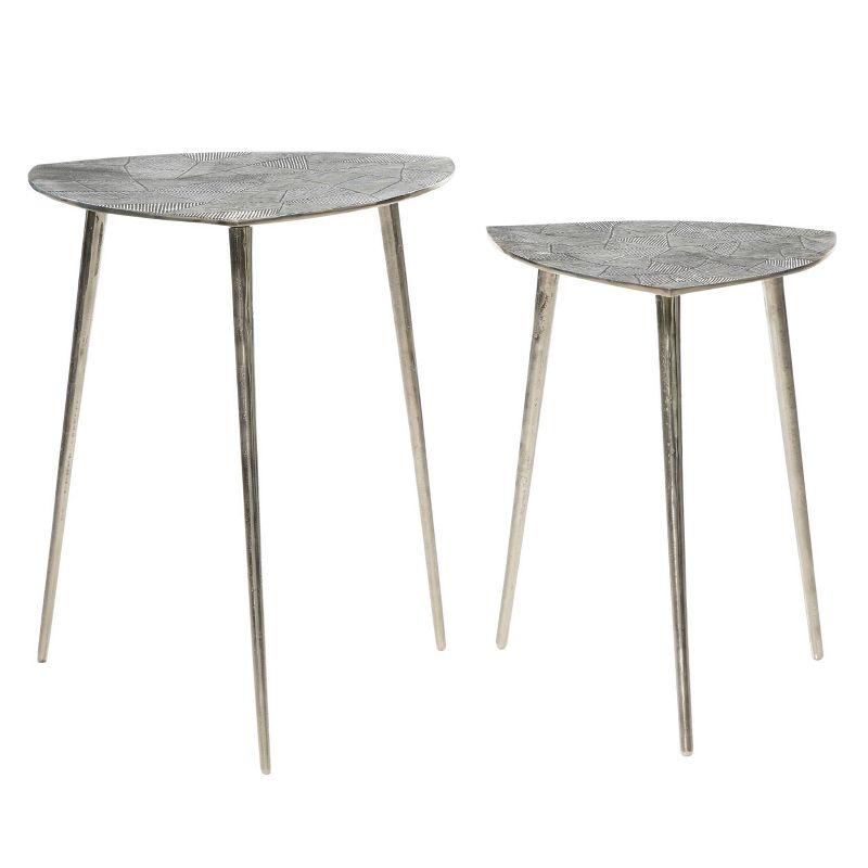 2pk Aluminum Patio Accent Table - Olivia & May