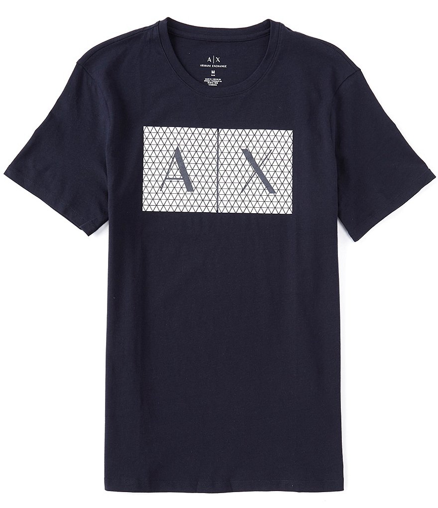 Armani Exchange Box Logo Short-Sleeve Tee