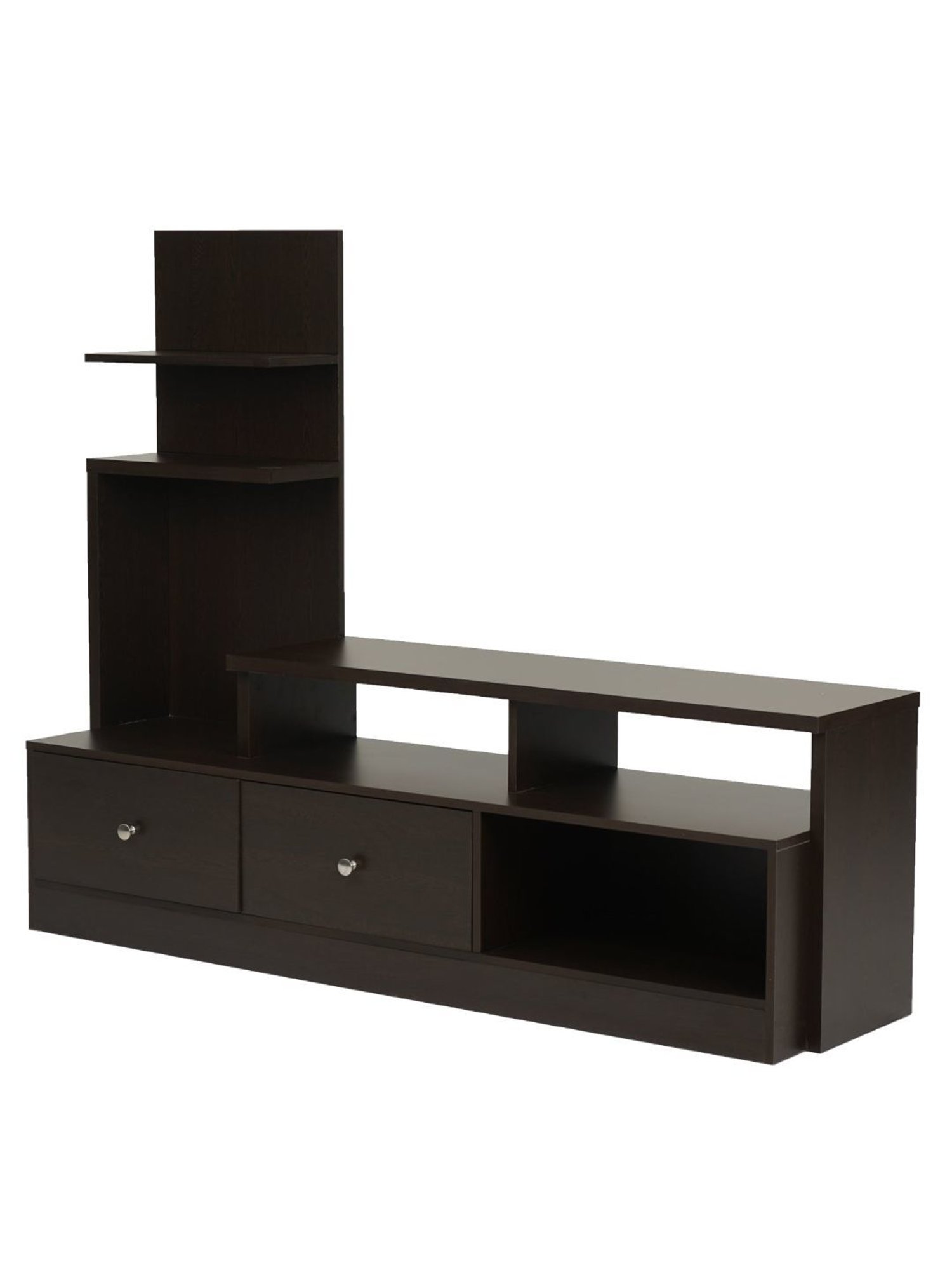 Nilkamal Cora White Engineered Wood TV Entertainment Unit with 2 Shelves