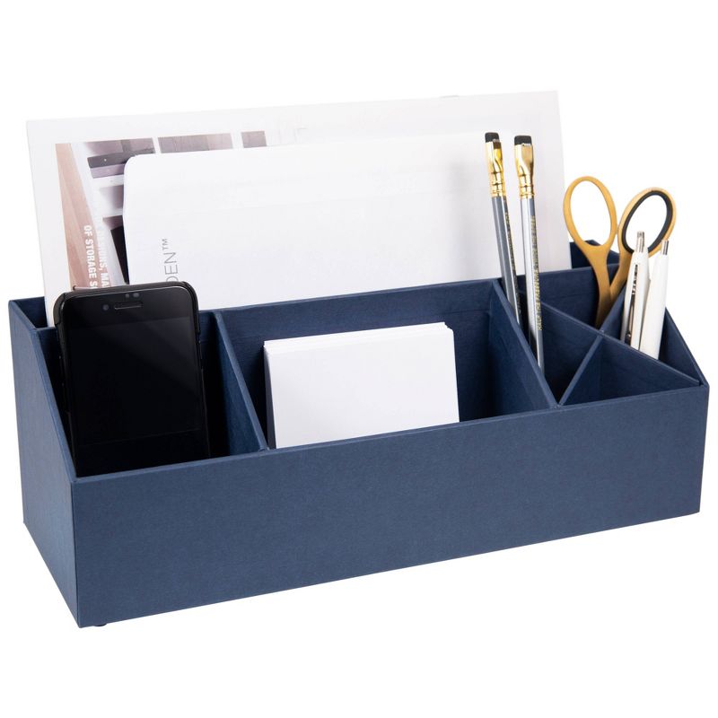 Elisa Desk Organizer Navy - Bigso Box of Sweden