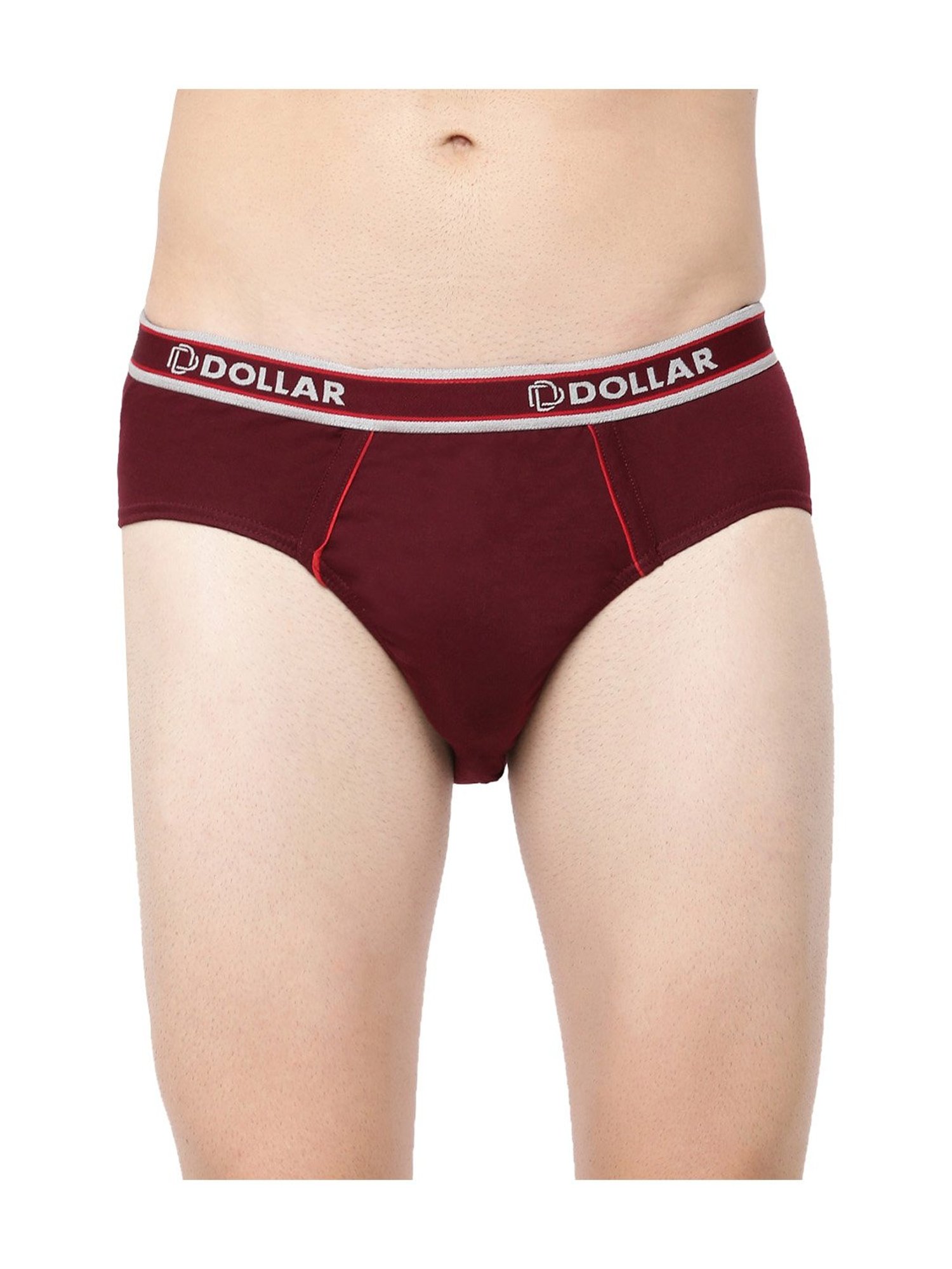 Dollar Bigboss Multicolor Regular Fit Solid Briefs (Pack of 3)