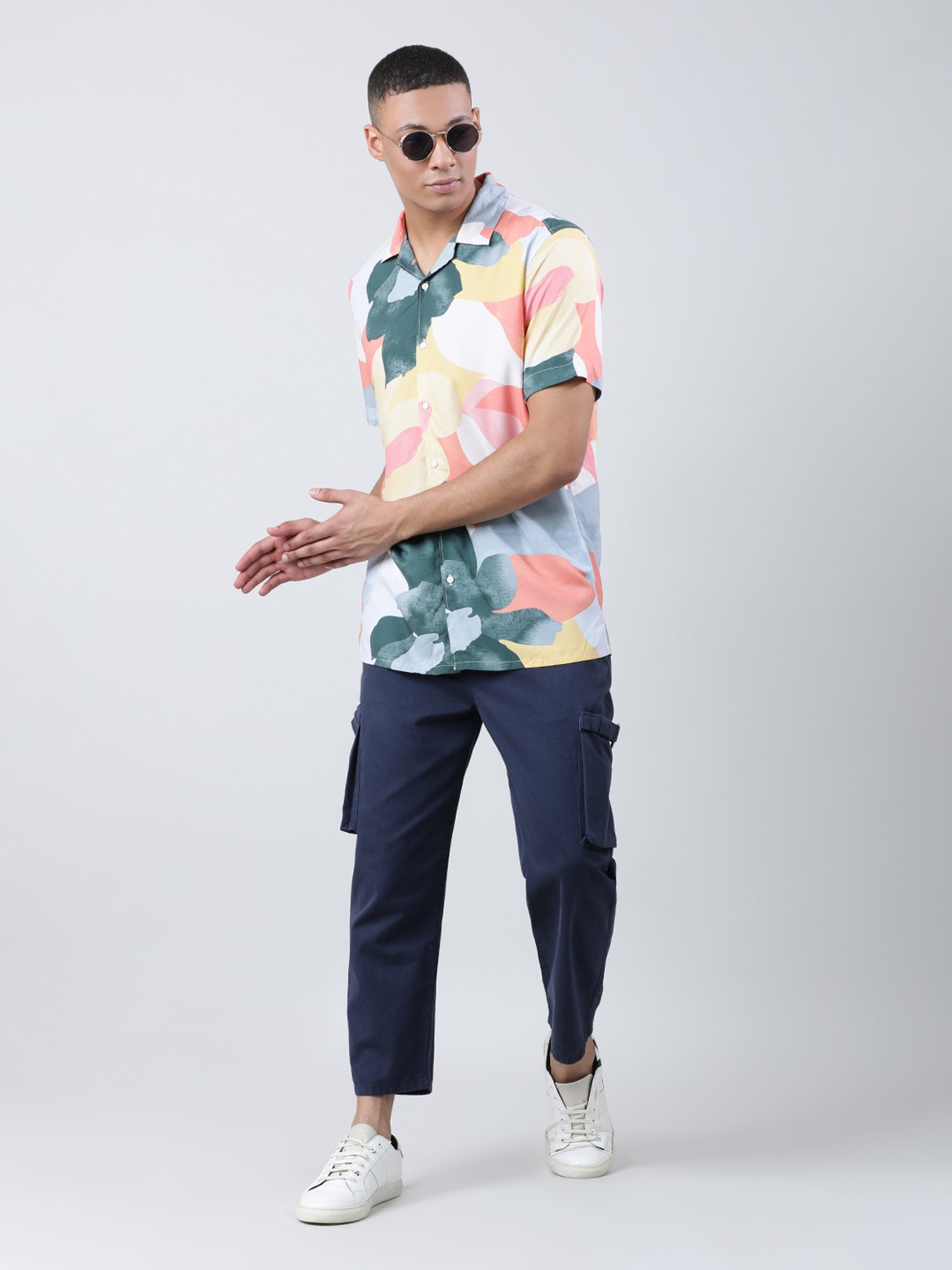 Bene Kleed Multicolor Regular Fit Printed Shirt