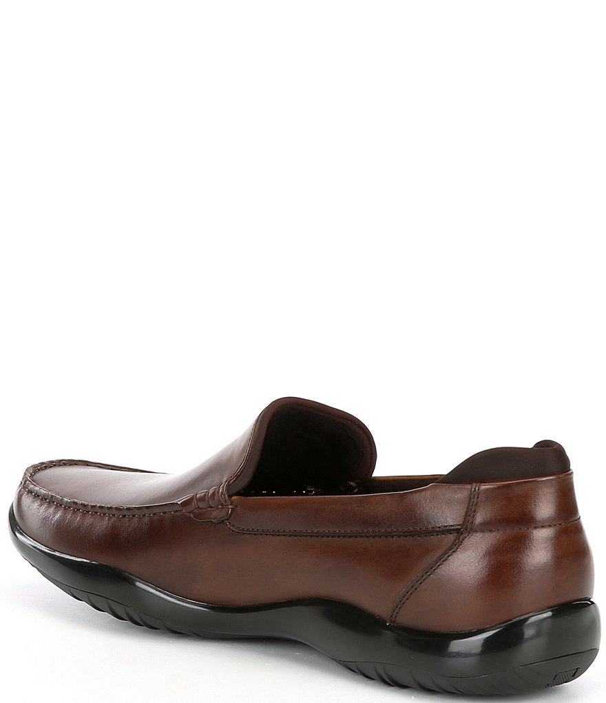 Kenneth Cole New York Men's Motion Flx Pebbled Leather Driver Loafers