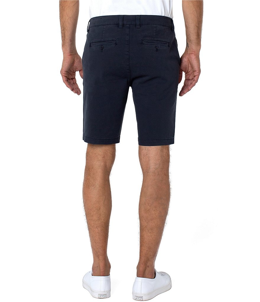 Liverpool Los Angeles Modern-Fit 9.5#double; Inseam Twill Shorts