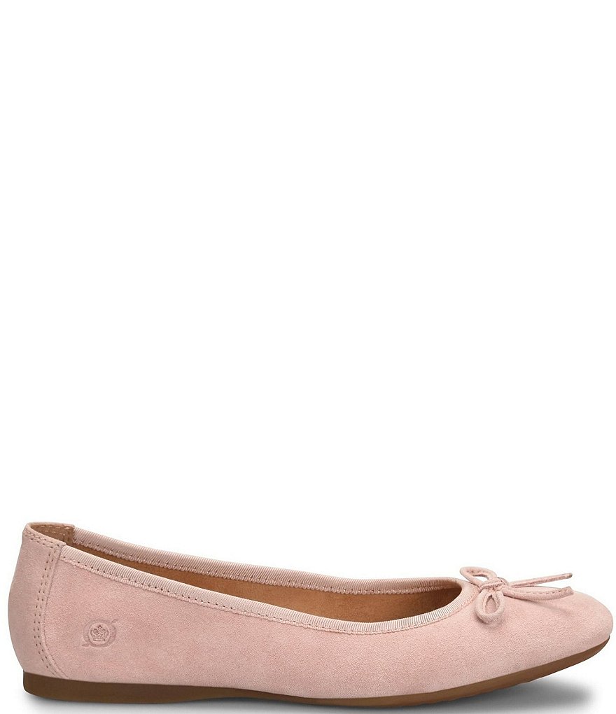 Born Brin Suede Leather Slip-On Flats