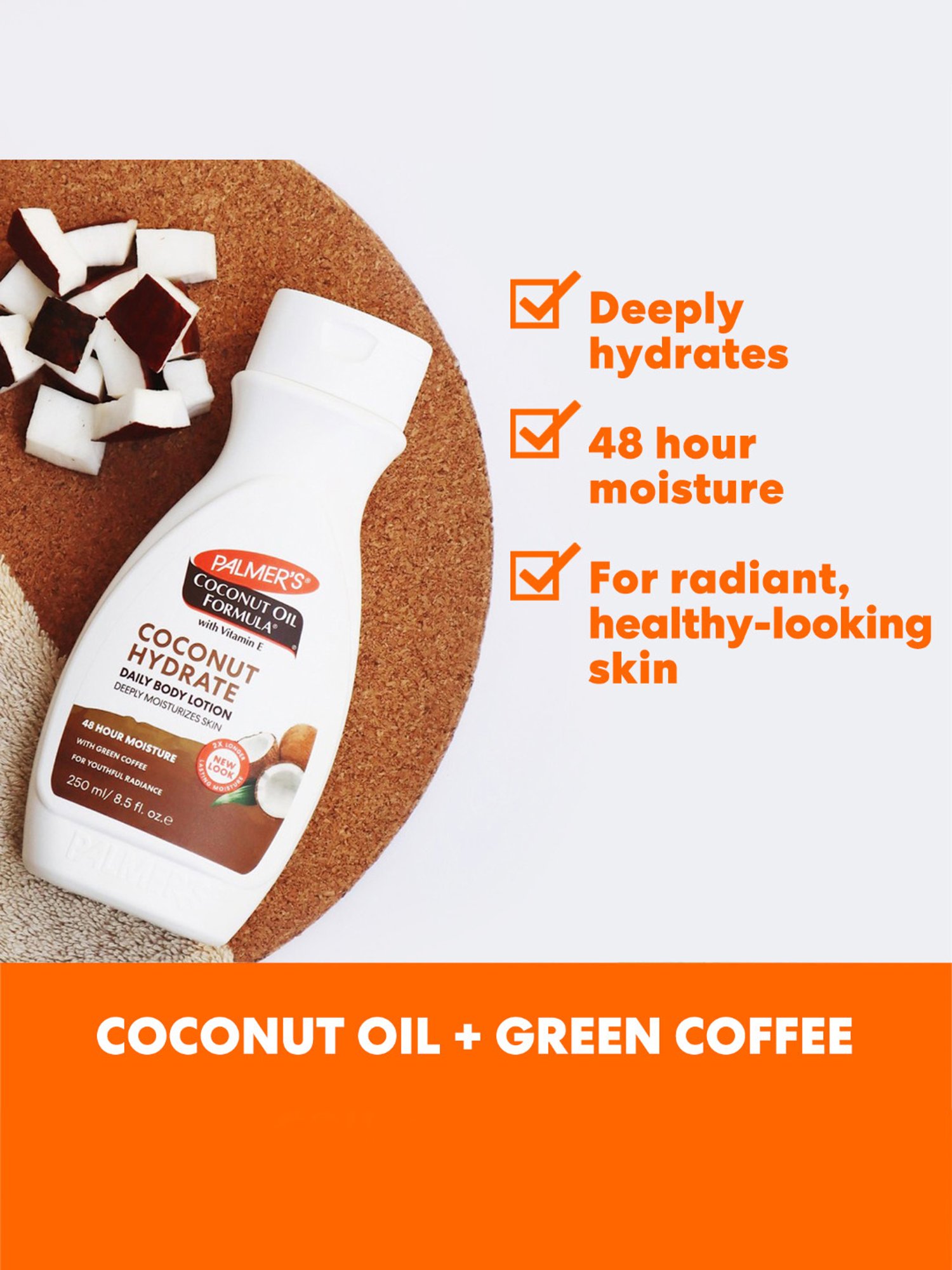 Palmer's Coconut Oil Formula with Vitamin E Coconut Hydrate Daily Body Lotion - 250 ml