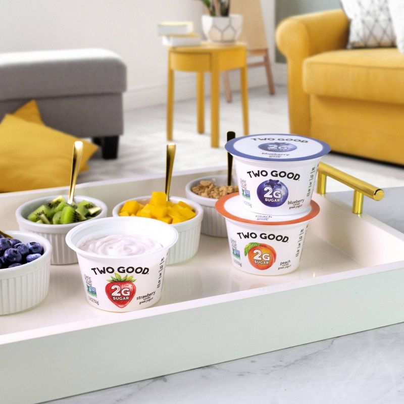 Dannon Two Good Black Cherry Greek Yogurt - 5.3oz