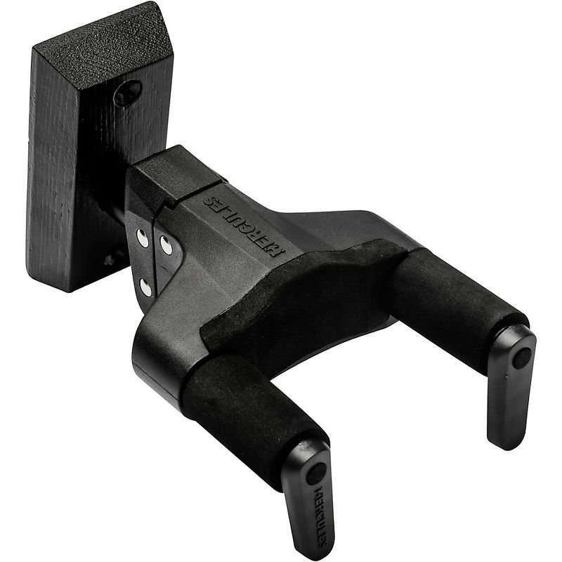 Hercules GSP38WBKPLUS PLUS Series Universal AutoGrip Wall Mount Guitar Hanger - Black, 2-Pack