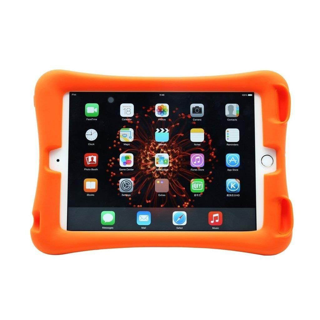 FastSun Kids Safe Shockproof Heavy Duty Rubber Kickstand Case Cover For iPad Pro 9.7" (Orange)