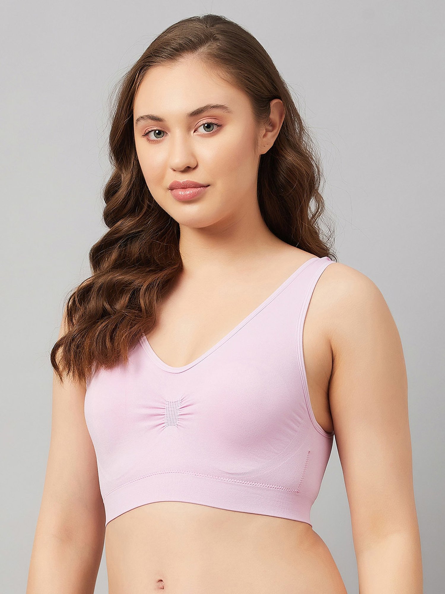 C9 Airwear Purple Full Coverage Everyday Bra With Removable Pads