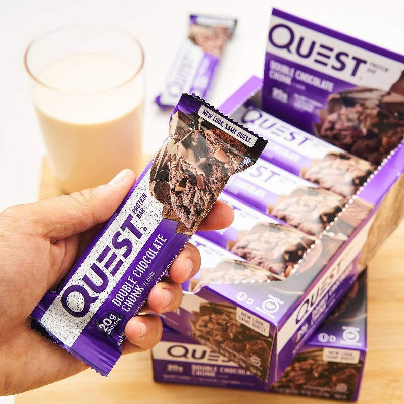 Quest Protein Bar - Double Chocolate Chunk - 12ct