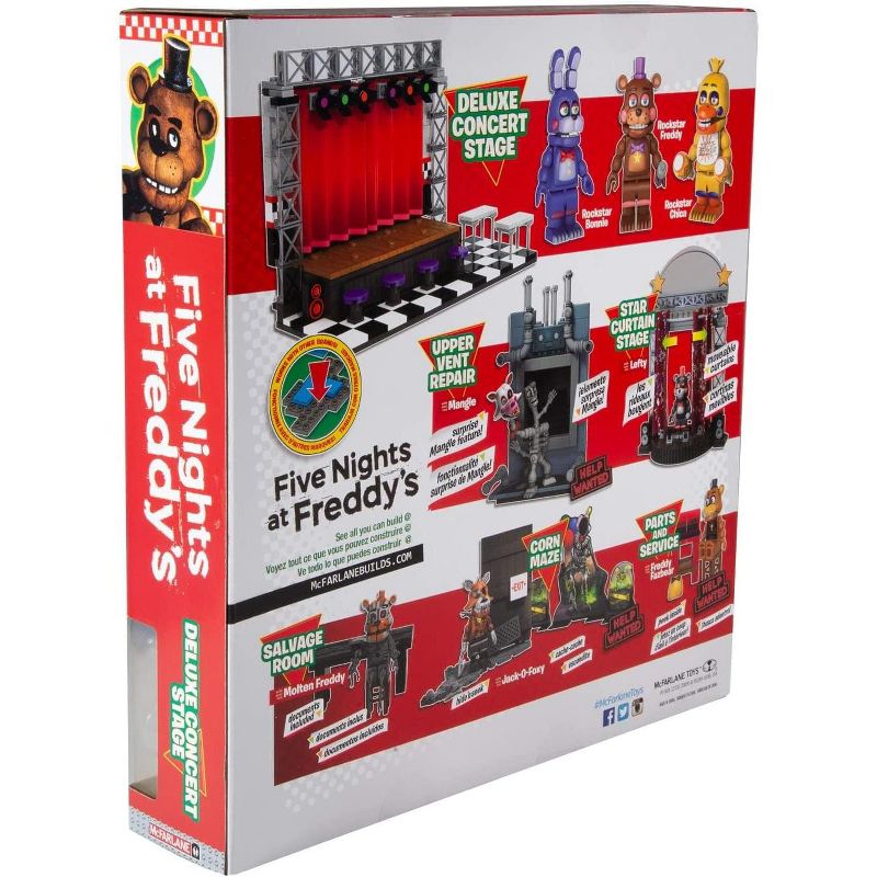 Mcfarlane Toys Five Nights At Freddy's Concert Stage 223 Piece Building Kit