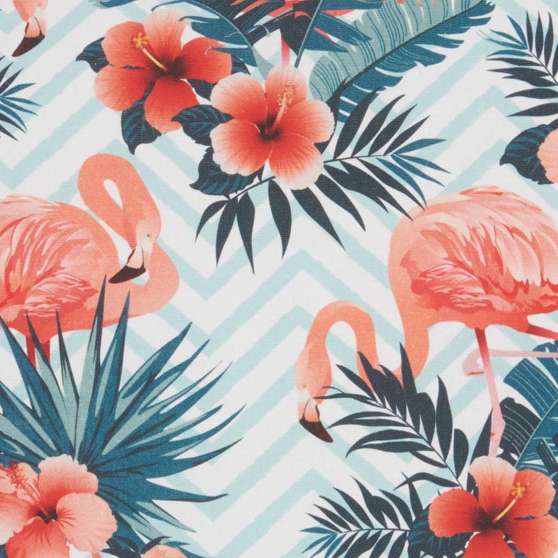 18"x18" Life Styles Tropical Flamingos Throw Pillow - Mina Victory