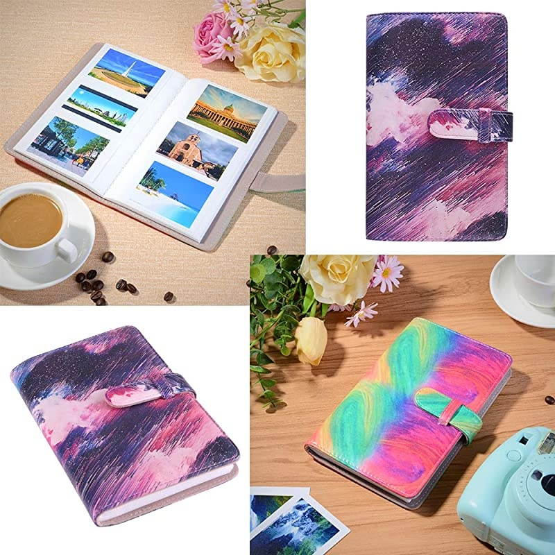 Instax Mini 9 Camera Accessories Bundles Compatible with Fujifilm Instax Mini 9 Mini 8 Mini 8+ Camera with Mini 9 Case,108 Photos Mini Photo Album,etc. (Ice Blue,14 Items)