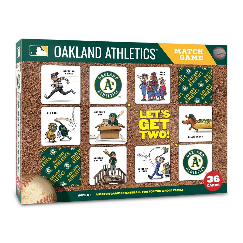 MLB Oakland Athletics Memory Match Game