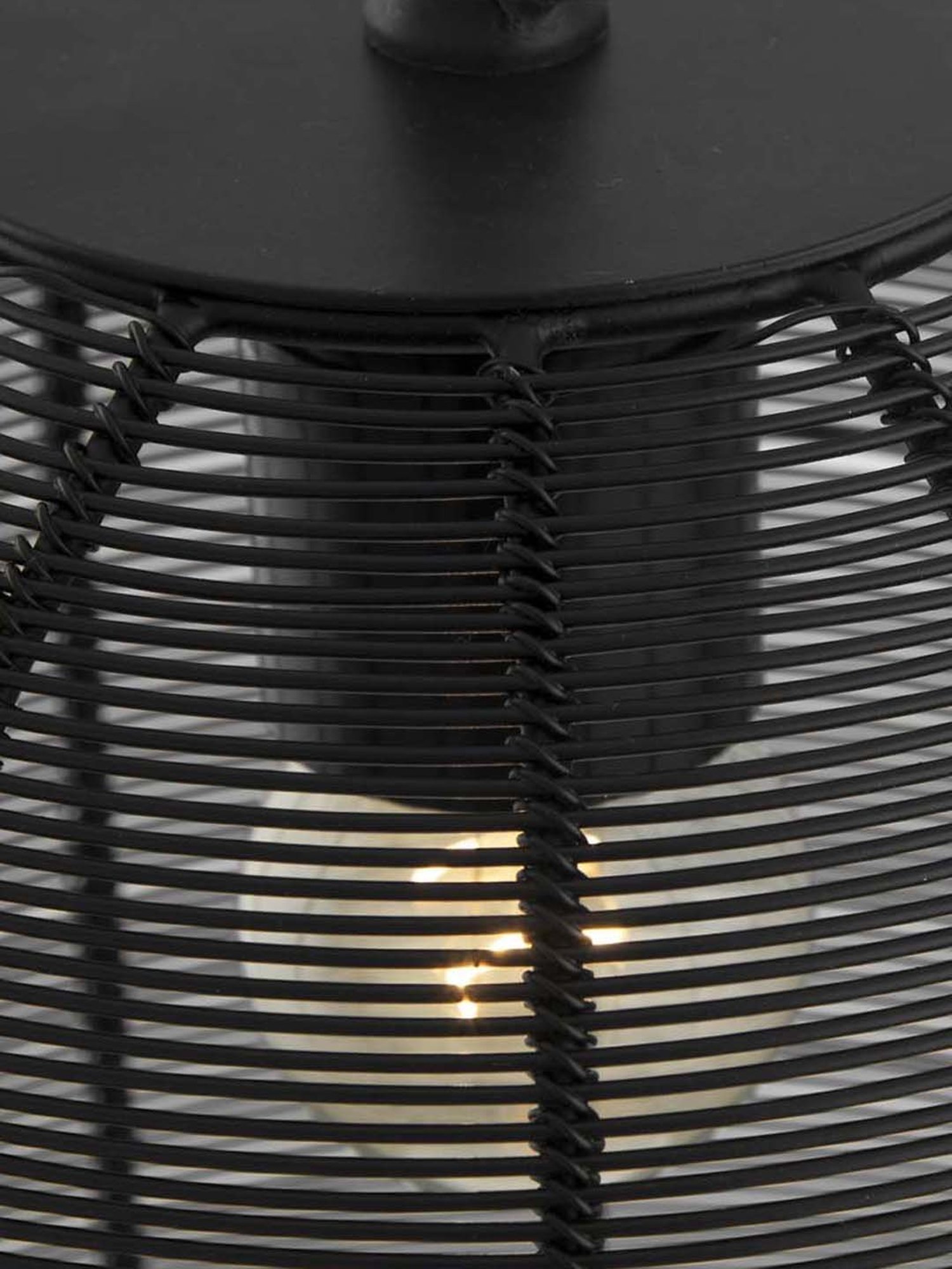 Homesake Black Wire Meshed Hanging Lamp - Set of 1