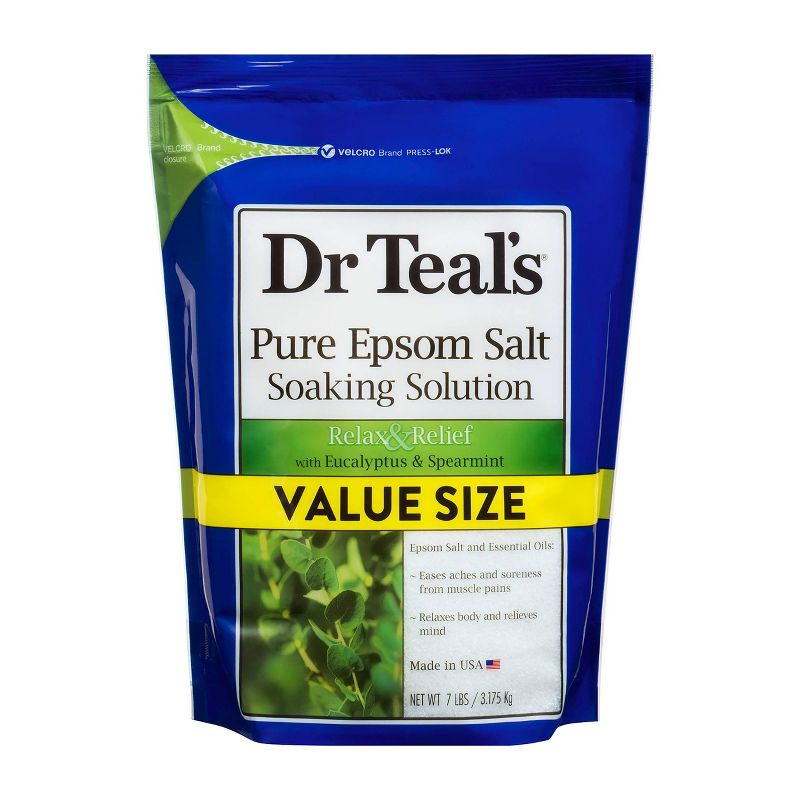 Dr Teal's Eucalyptus Pure Epsom Salt Soaking Solution - 7lbs