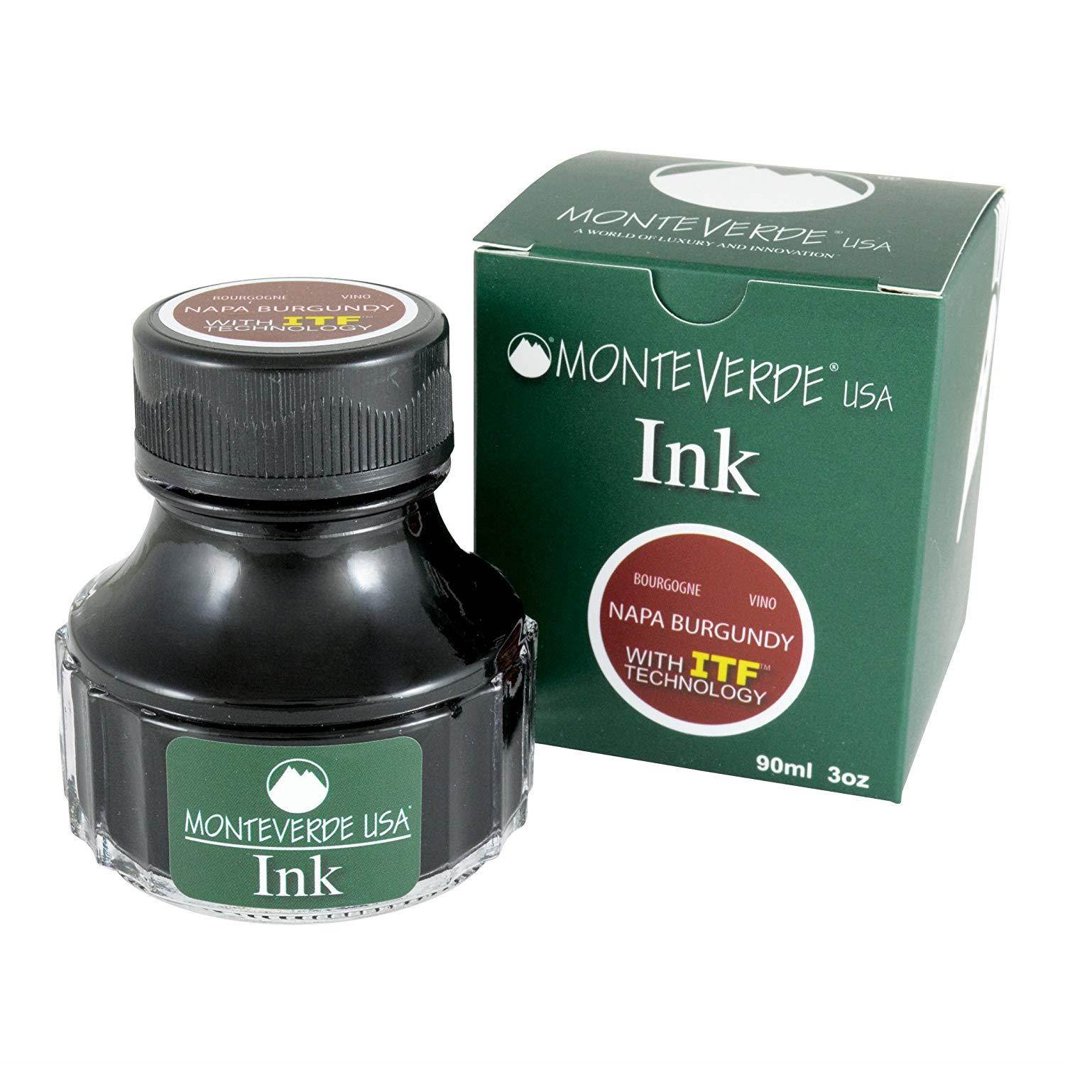 Monteverde USA Ink with ITF Technology, 90 ml Napa Burgundy (G308BG)