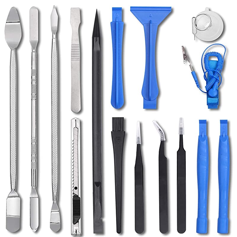 IN 1 Professional Computer Repair Tool Kit Precision Laptop Screwdriver Set with 56 Bit AntiStatic Wrist and 24 Repair Tools Suitable for Macbook PC Tablet PS4 Xbox Controller Repair