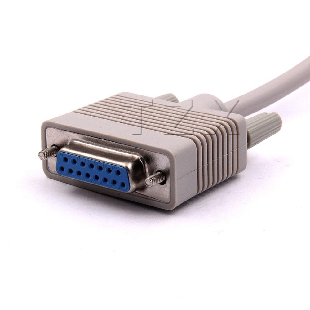 1pcs DB 15 pin LCD cable  male to female vga cable for video projector