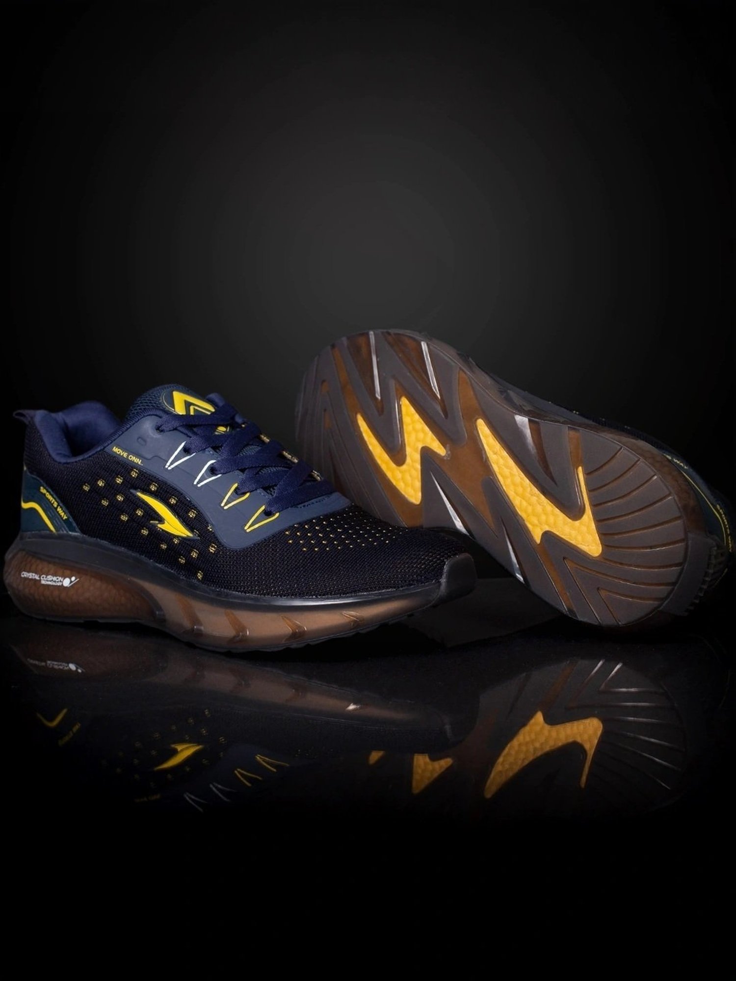 Asian Men's Blue Running Shoes