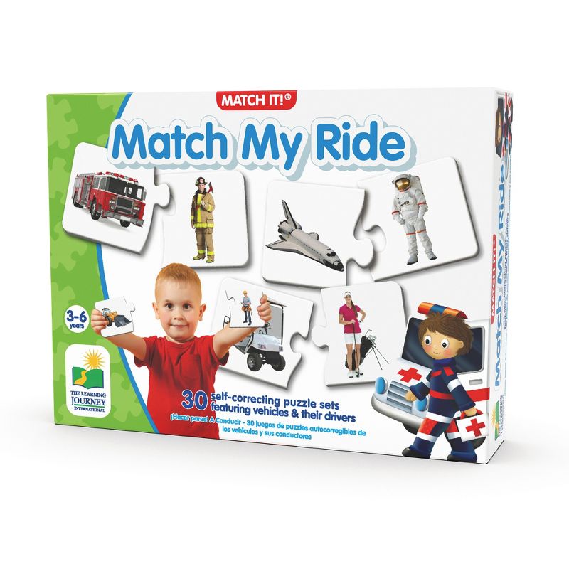 The Learning Journey: Match It! Match My Ride 30 self correcting puzzle sets