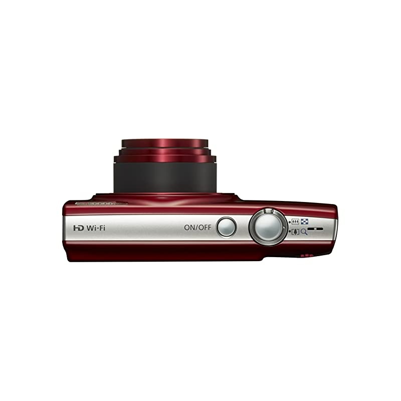 PowerShot ELPH 190 IS Digital Camera (Red) with 10x Optical Zoom and Built-In Wi-Fi