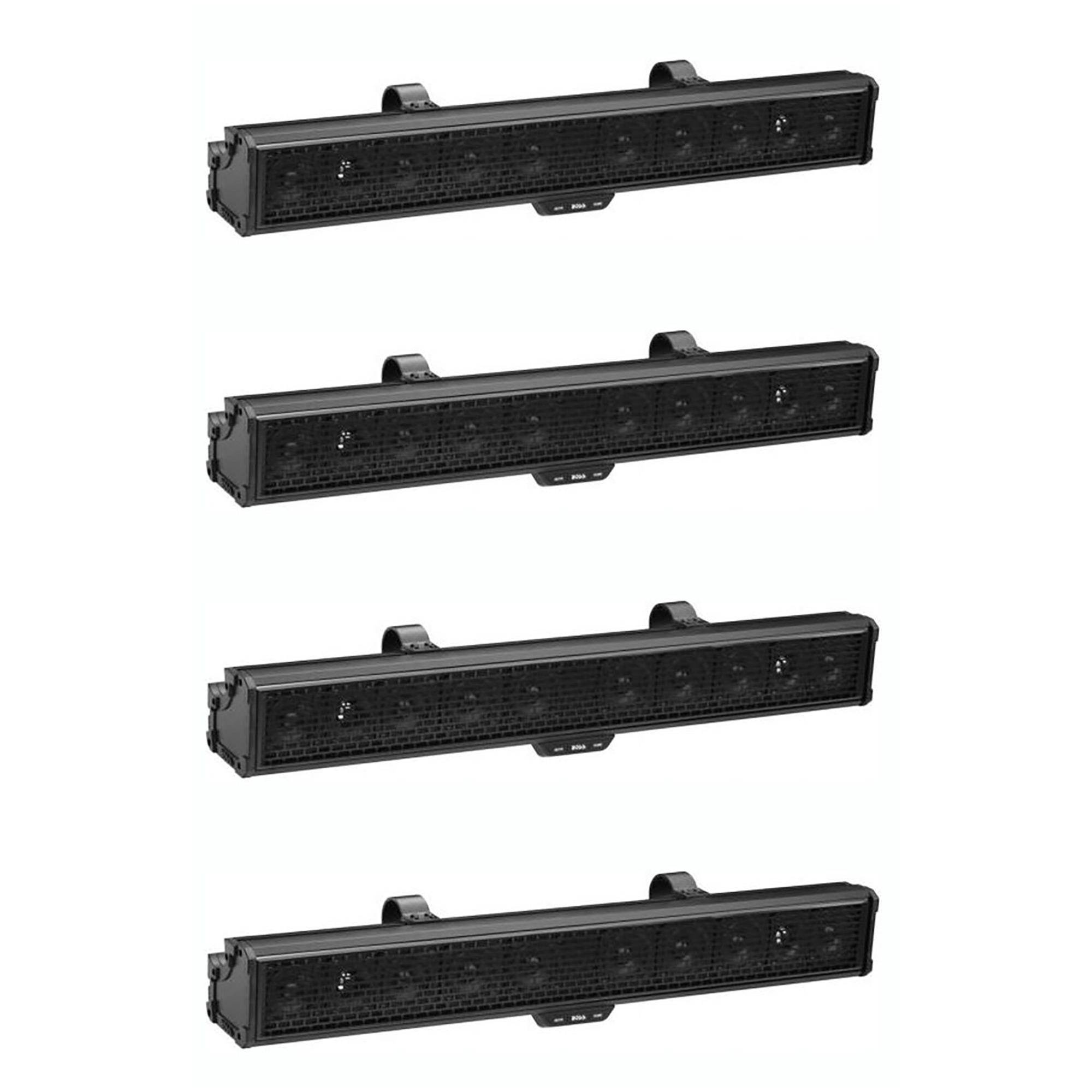 Boss Audio 700 W 34" Bluetooth USB/SD/FM Radio Soundbar System, Black (4 Pack)