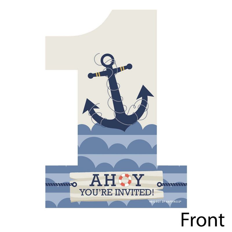 Big Dot of Happiness Adult 70th Birthday - Gold - Shaped Fill-In Invitations - Birthday Party Invitation Cards with Envelopes - Set of 12