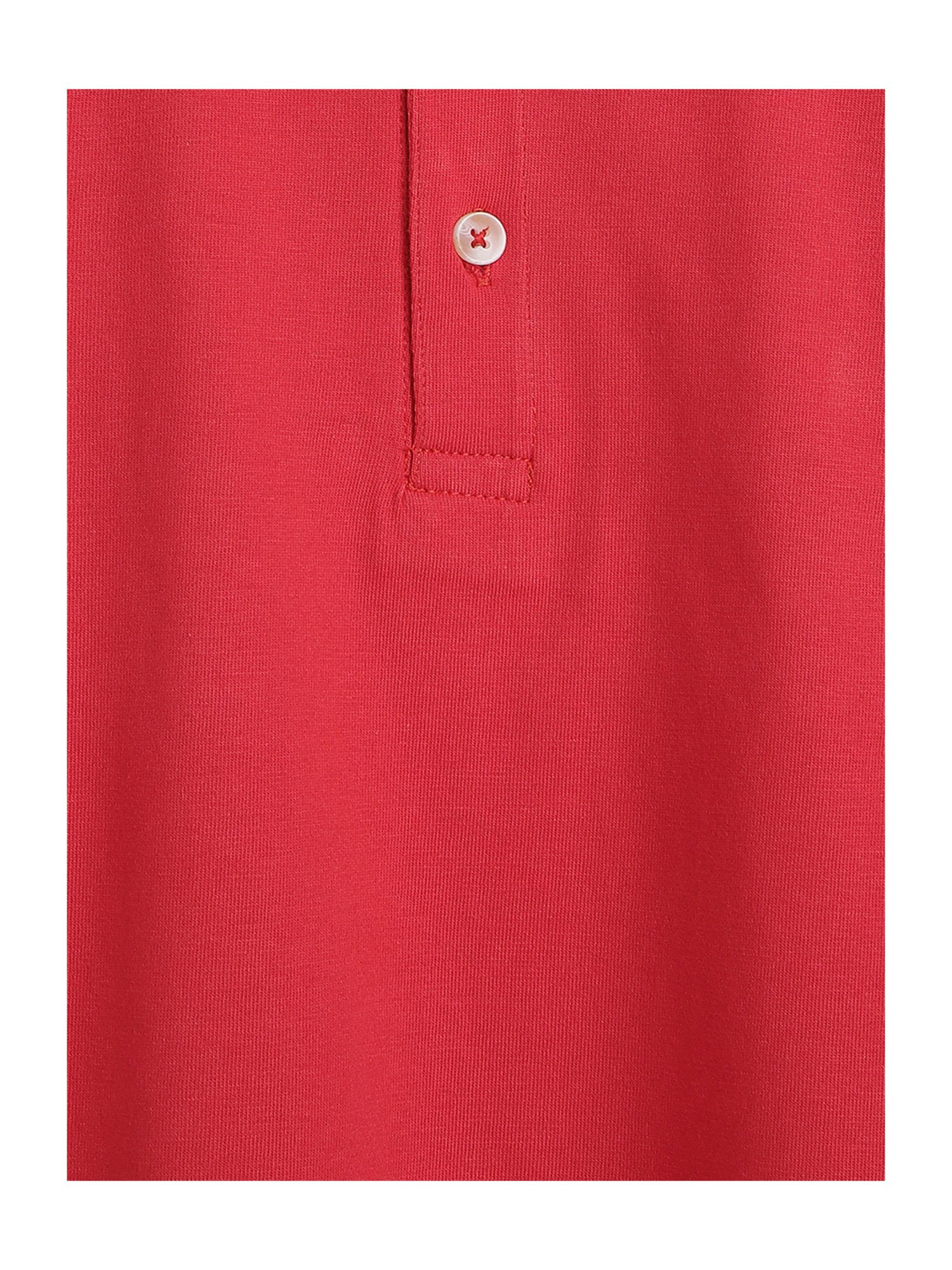Campana Kids Red Solid Polo T-Shirt