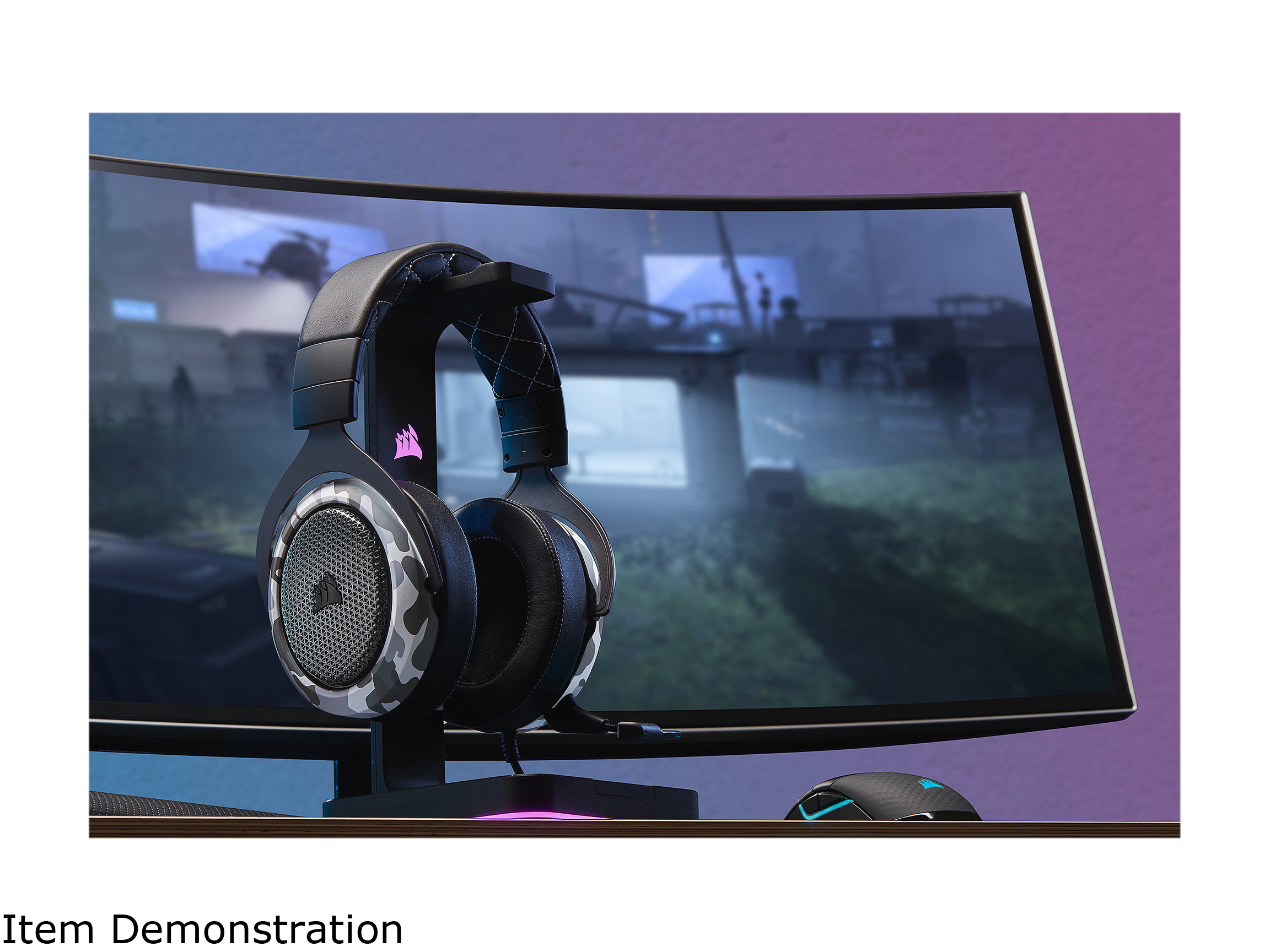 HyperX Cloud Stinger Head-mounted Gaming Headset with Noise Reduction Microphone for PC Game Console Cellphone Pink