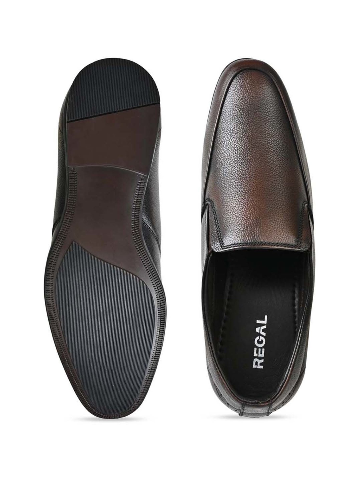 Regal Men's Brown Formal Loafers