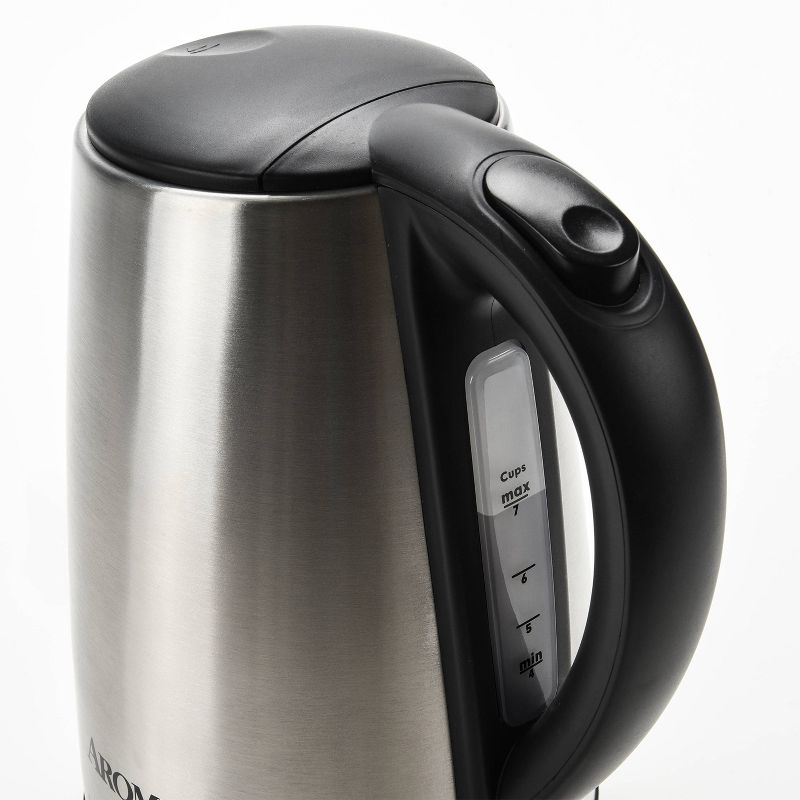 Aroma 1.7L Electric Kettle - Stainless Steel