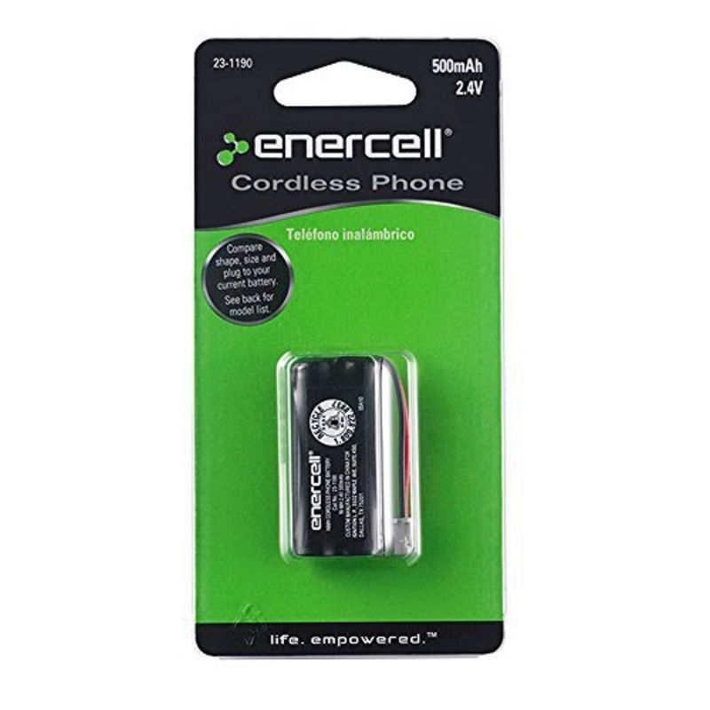 Enercell 2.4V/500mAh Ni-MH Battery for RadioShack (23-1190)