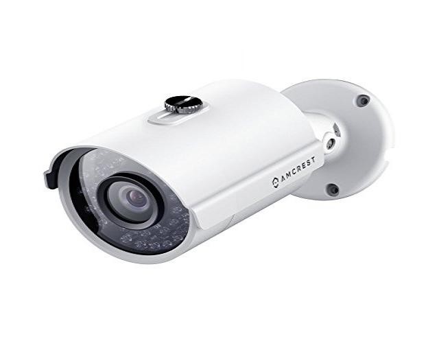 Amcrest IP3M-954E ProHD Outdoor 3 Megapixel POE Security Bullet Camera - IP66 Weatherproof, 3MP (2048 TVL) - White