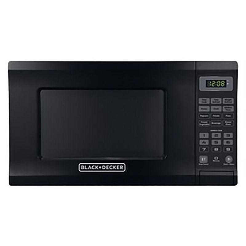 BLACK+DECKER 1.3 cu ft 1000 Watt Microwave Oven Black Stainless Steel