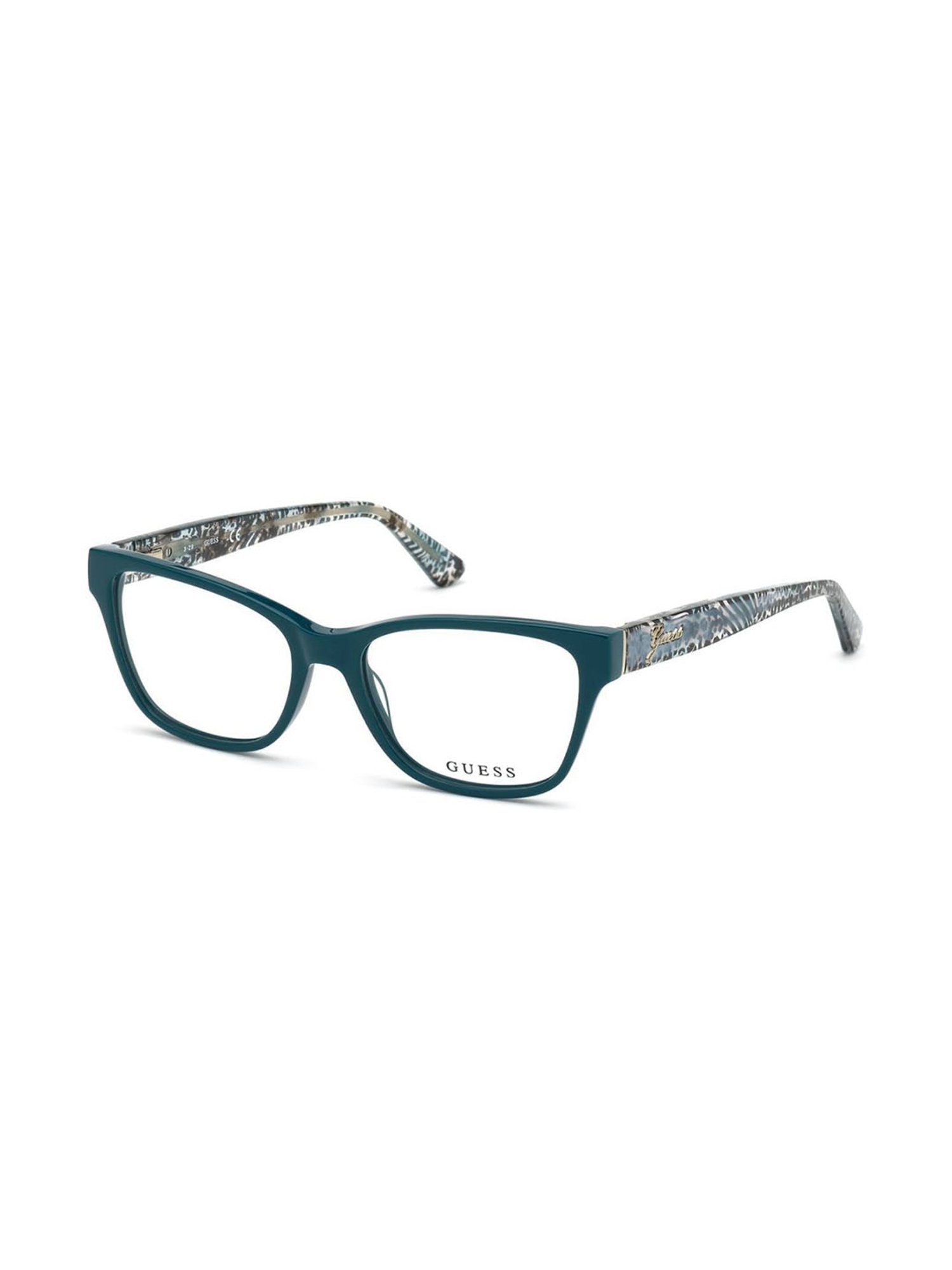 Guess Green Wayfarer Eye Frames for Women