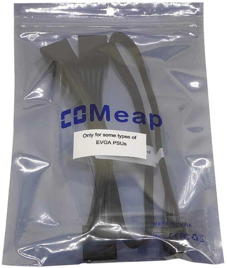 COMeap 6 Pin to 3X 4 Pin Molex Hard Drive Power Adapter Cable for Some Types of EVGA Modular PSUs 20-in(50cm)