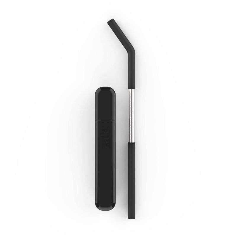 Zak! Designs Adjust-A-Straw with Case - Black