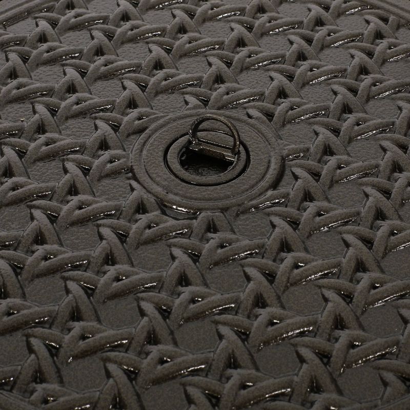 Ontario Outdoor Round Aluminum Fire Pit Hammered Bronze - Christopher Knight Home