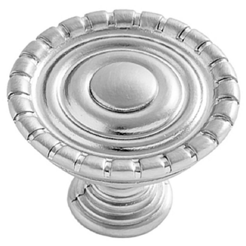 Sumner Street Home Hardware 1.25 Knob 4pk Satin Nickel Laurel