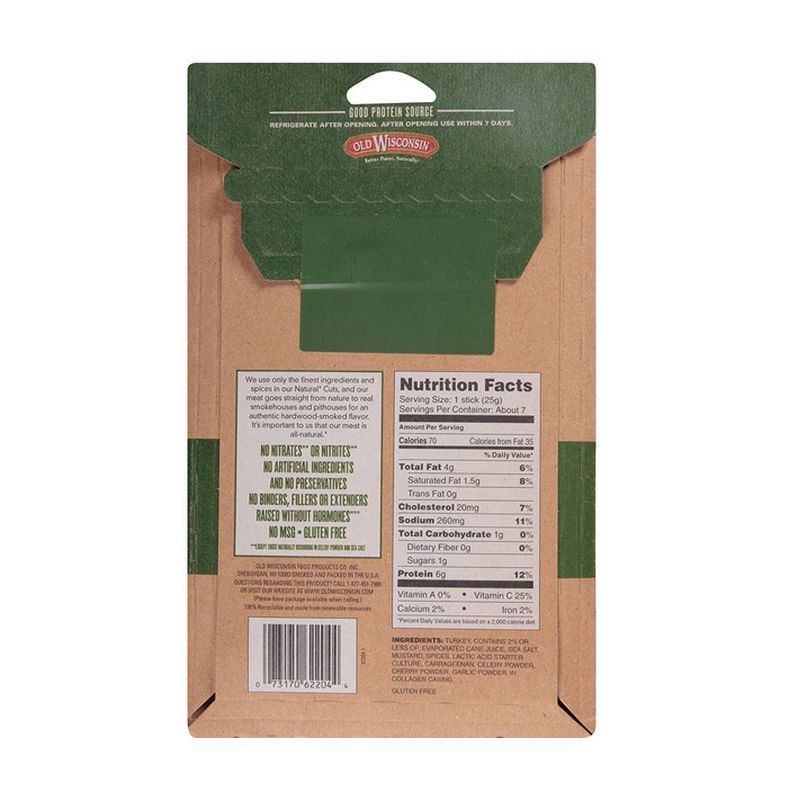 Old Wisconsin Turkey Sausage Sticks - 6oz