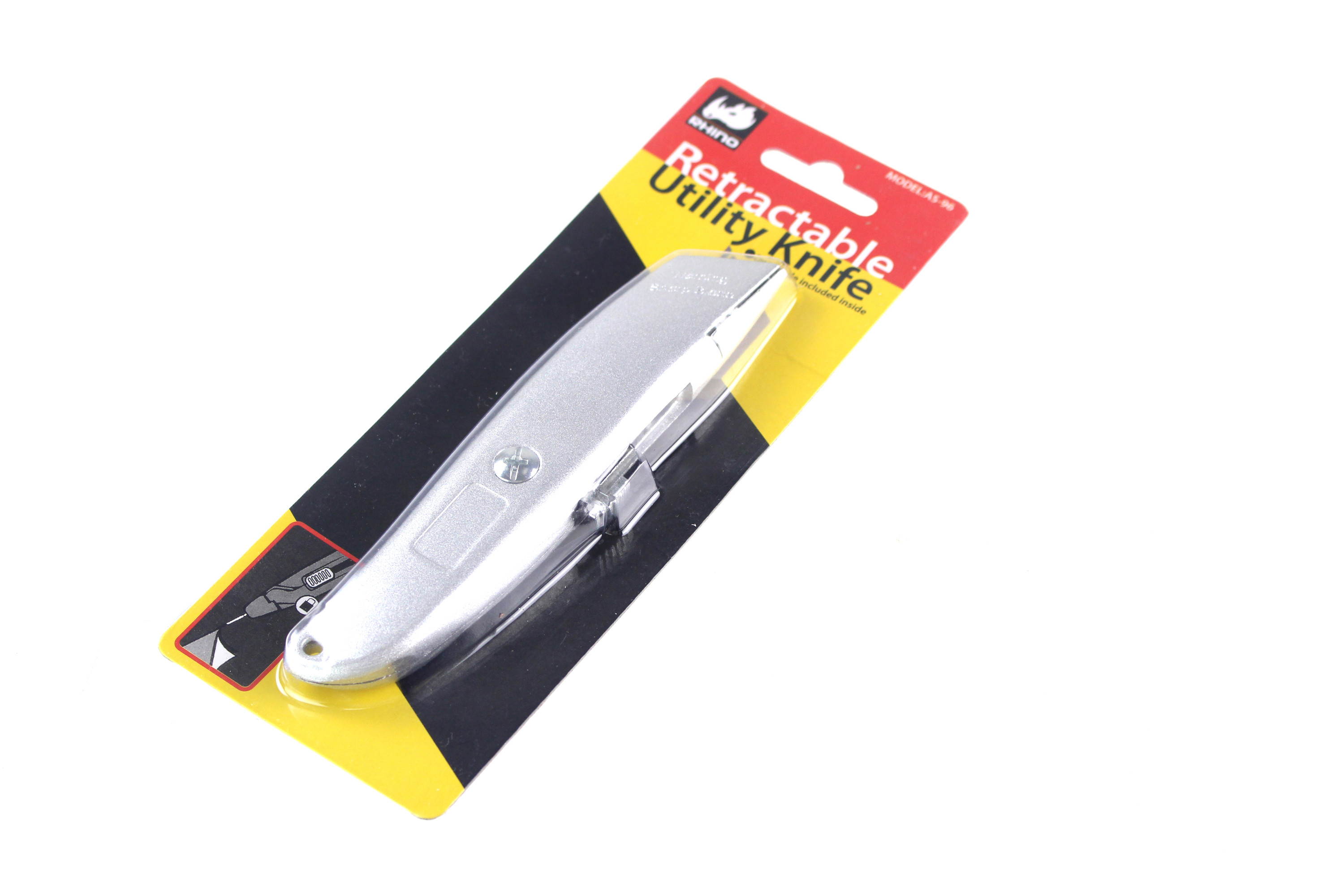 RHINO Retractable Utility Knife Gray 1 Pieces