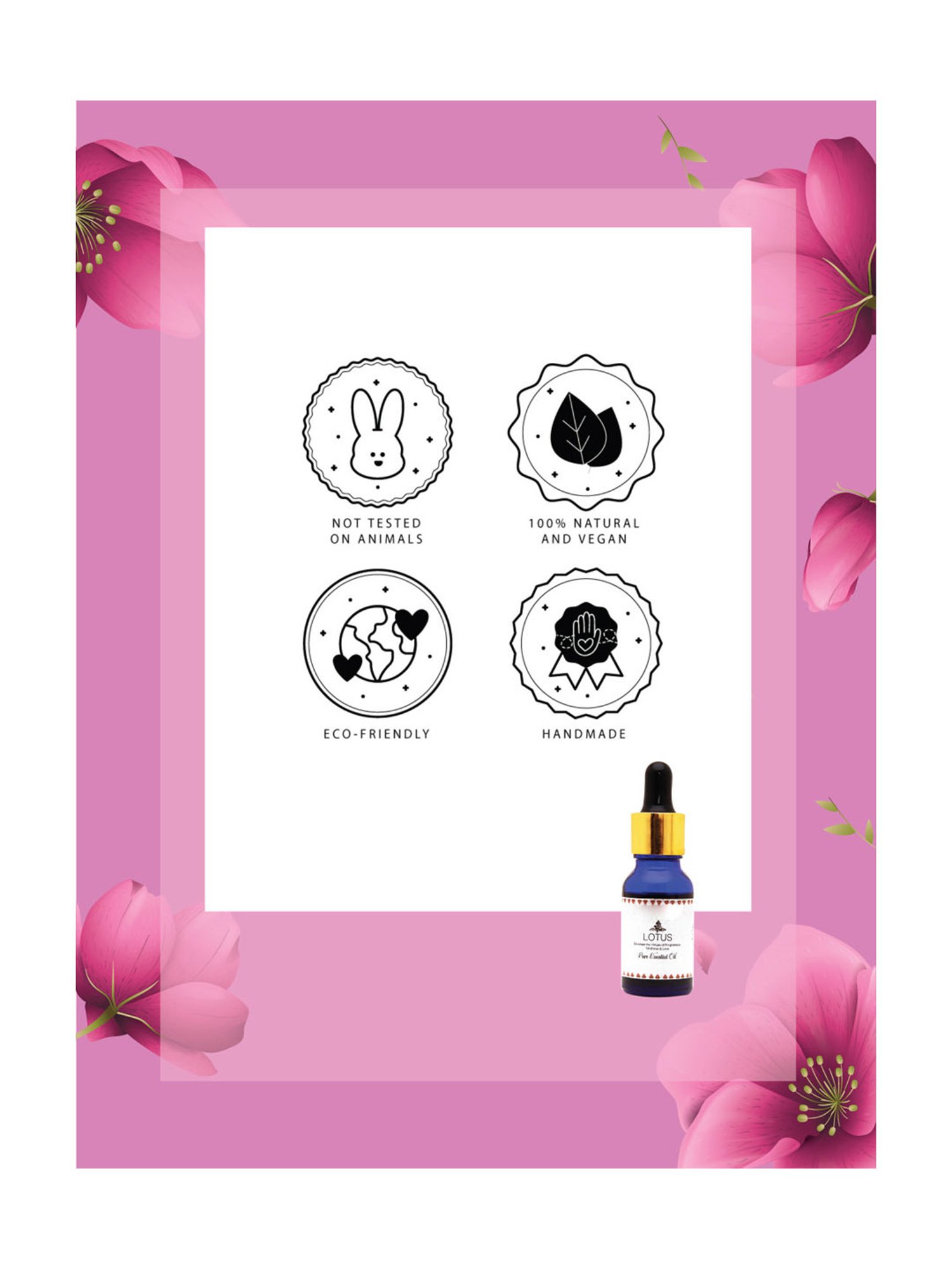 Holistic Healings By Shaveta Lotus Essential Oil - 15 ml