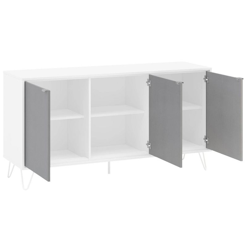 Madison Side Board White/Gray - Chique